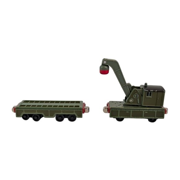 Thomas & Friends Take Along Breakaway Train & Flatbed Diecast Green - Picture 4 of 9